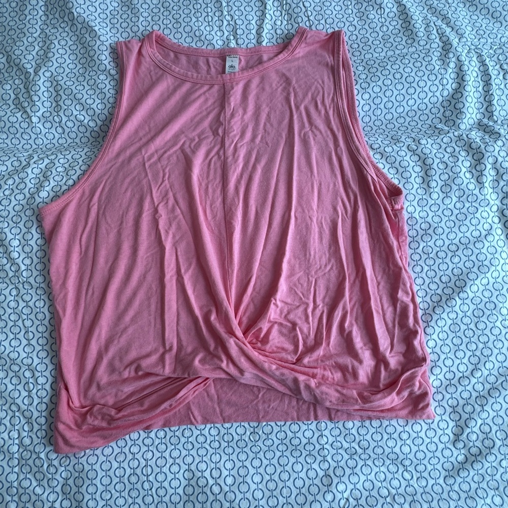 Alo pink Sleeveless Women's Top